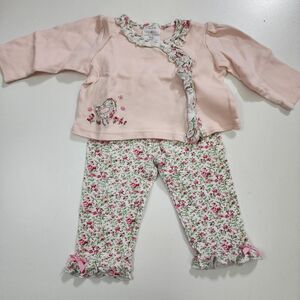 Baby Girls Laura Ashley Floral Bird Outfit 3-6m